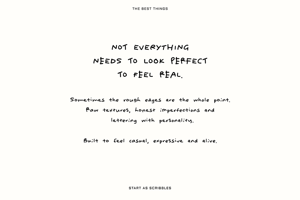 Bad Beans Messy Handwriting Font, a Handwritten Font by TYPEHEIST (Photo 4 of 13)