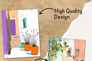 Mediterranean Spring Digital Papers, an Object Illustration by Fusion Dream (Thumbnail 7 of 9)