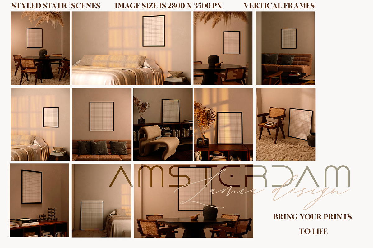 Japandi Frame Mockup Bundle, a Household Mockup by LAMIA DESIGN (Photo 16 of 18)