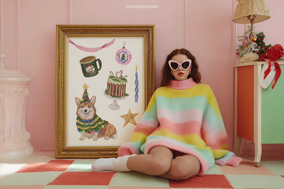 Quirky Christmas Party Whimsy, an Illustration by SunnyAfternoons (Photo 4 of 12)