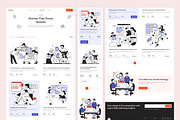 Marketing Agency Website UI Figma, an UI Kit Template by peterdraw (Thumbnail 4 of 7)