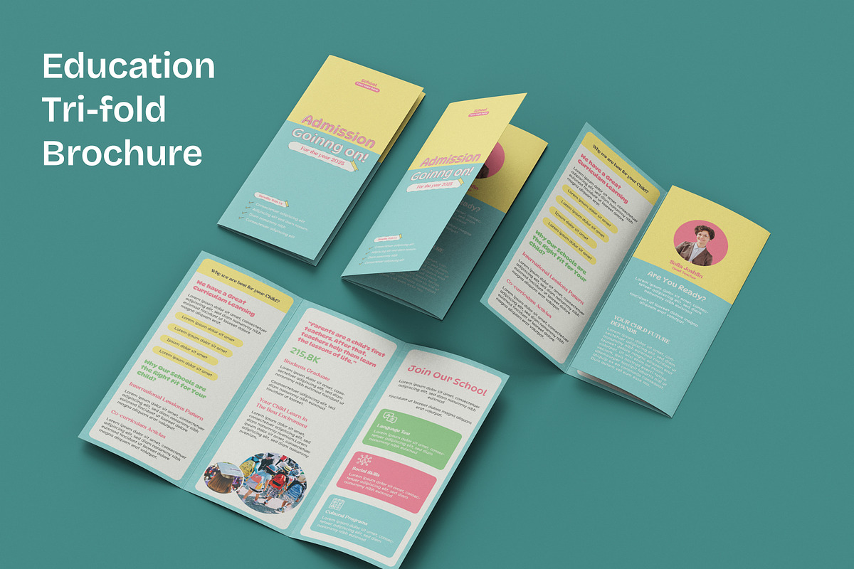 Education Trifold Brochure, a Templates & Theme by Abdul H Saimon (Photo 1 of 3)