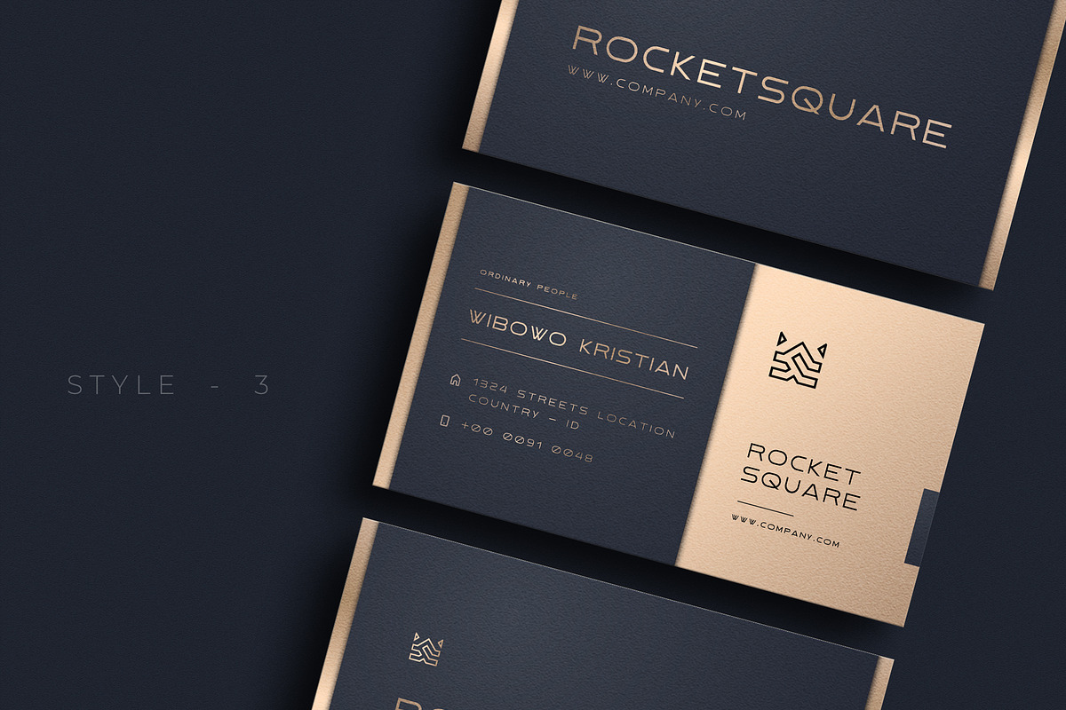 Elegant Business Card Template, a Business Card Template by Ctrl space studio (Photo 4 of 6)