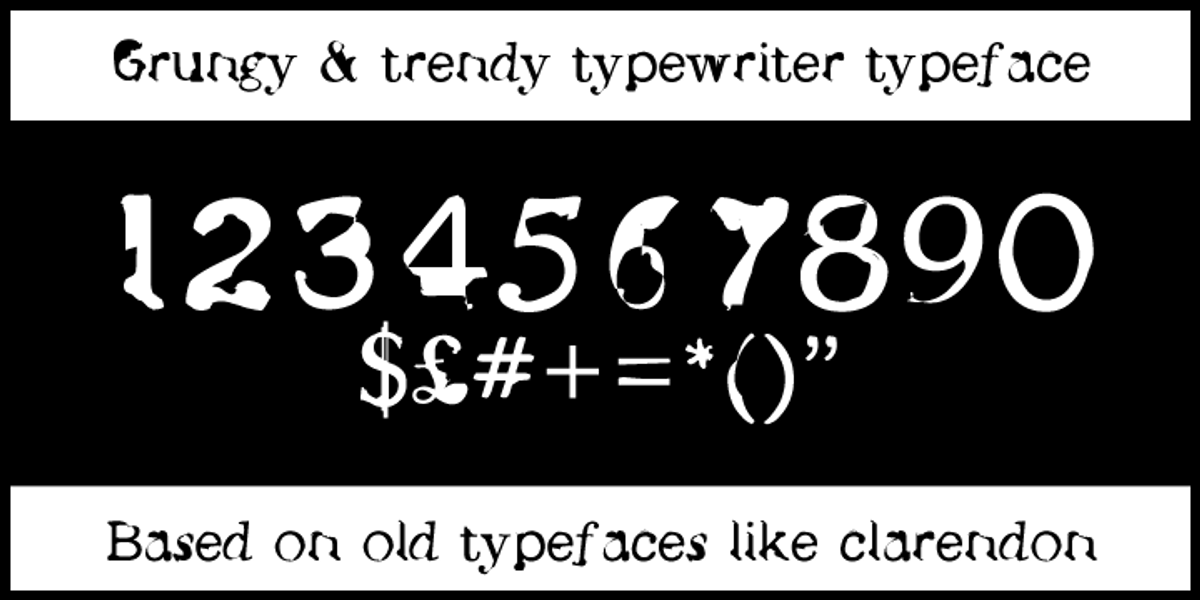 Debunk, a Font by Matt Grey Design (Photo 4 of 4)
