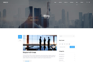 Greco - Business PSD Template