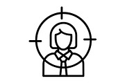 Headhunting Line Icon, an Icon by Pexelpy (Thumbnail 1 of 2)