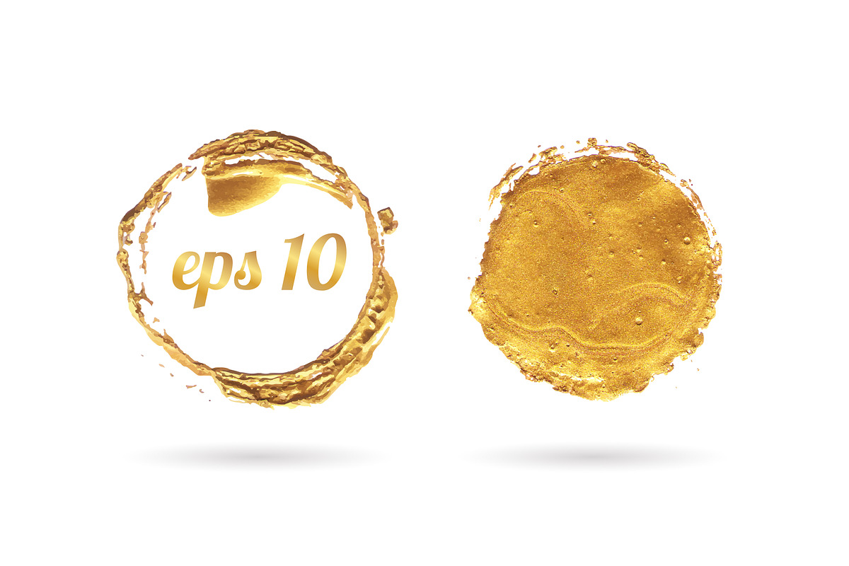 Gold brush strokes & background, a Texture Graphic by Margo Miller (Photo 14 of 23)