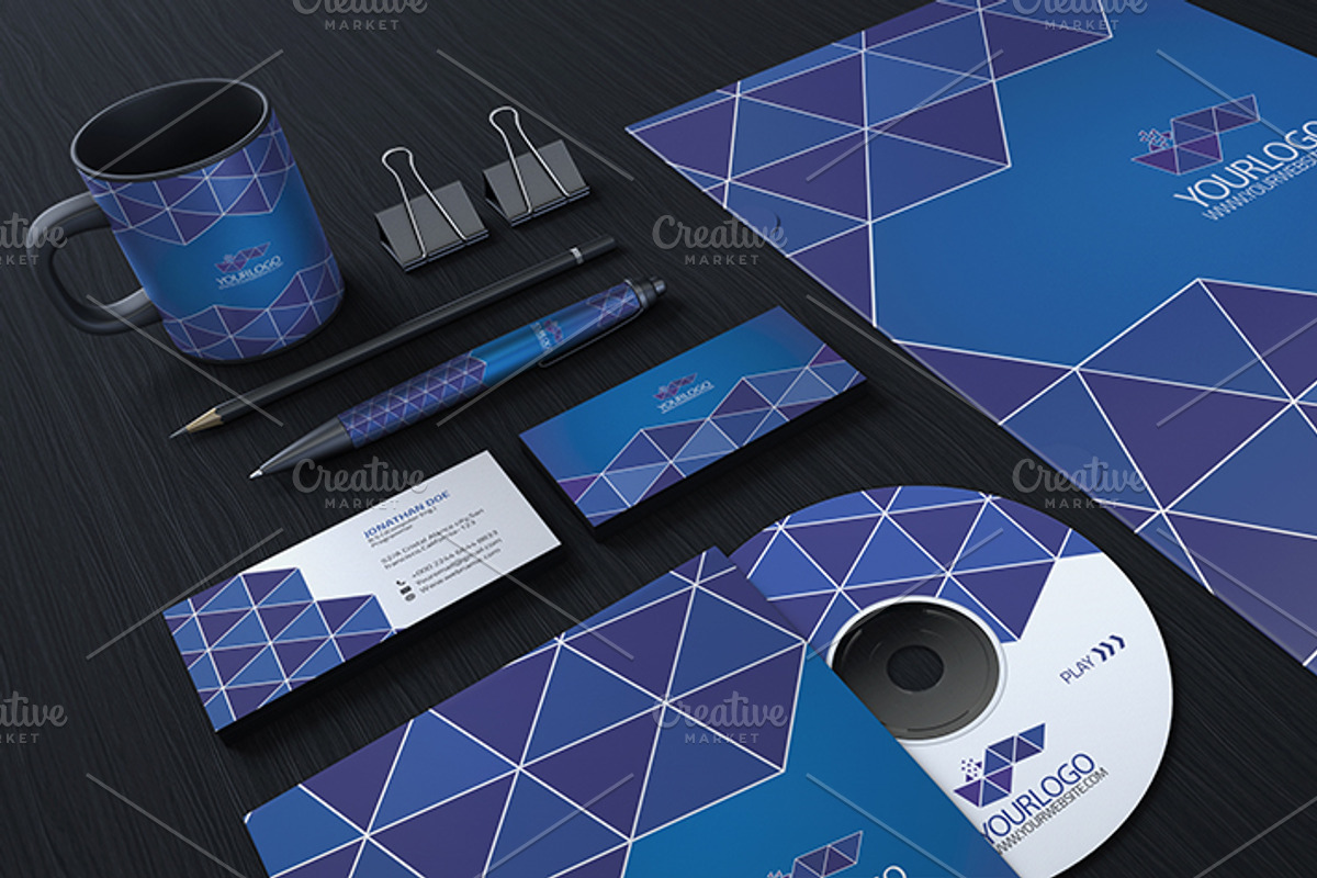 Corporate Identity & Stationery, a Stationery Template by Cristal Pioneer (Photo 1 of 9)