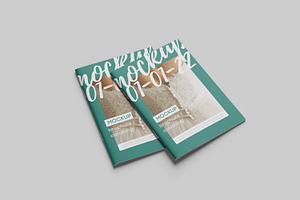 A4 Brochure And Catalog Mockups