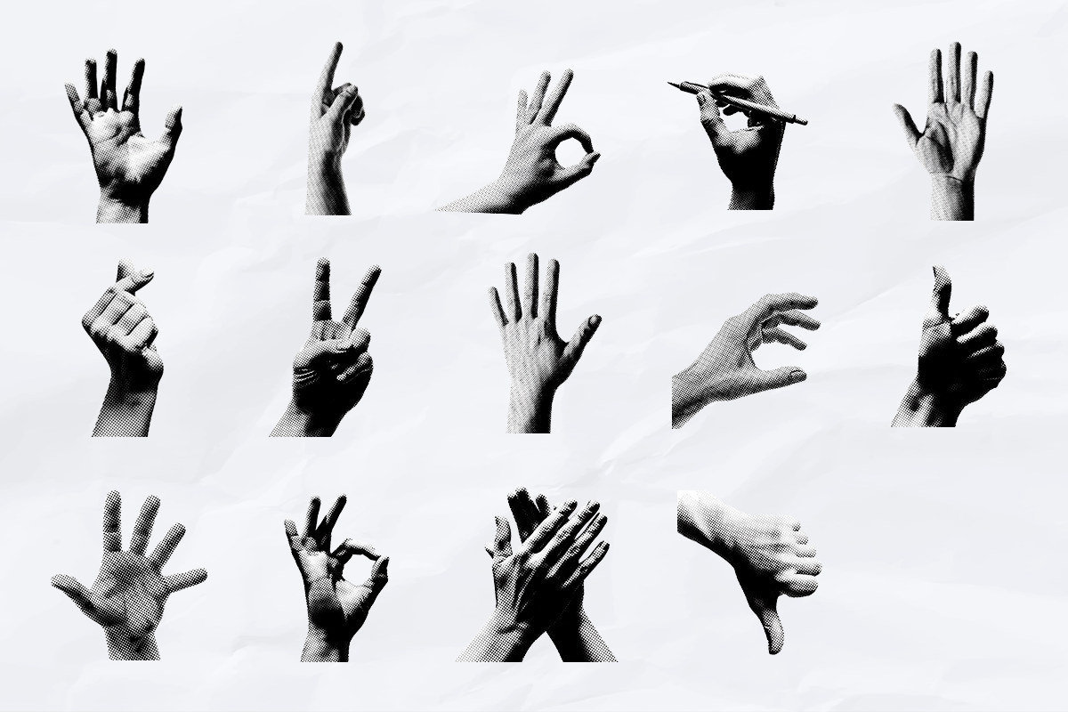 Realistic Hand Gestures for Collages, an Object Graphic by designerbianca (Photo 2 of 3)