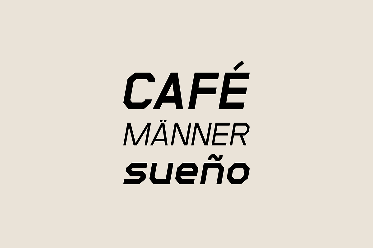 Deciso – Font Family, a Sans Serif Font by Stefano Giliberti (Photo 9 of 10)