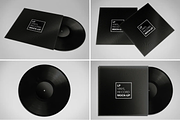 Vinyl Record Album Mock-Up, a Packaging Mockup by BLISS DESIGN (Thumbnail 3 of 3)