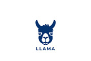 Minimalist Blue Llama Logo, a Branding & Logo Template by HueNestify (Thumbnail 1 of 2)