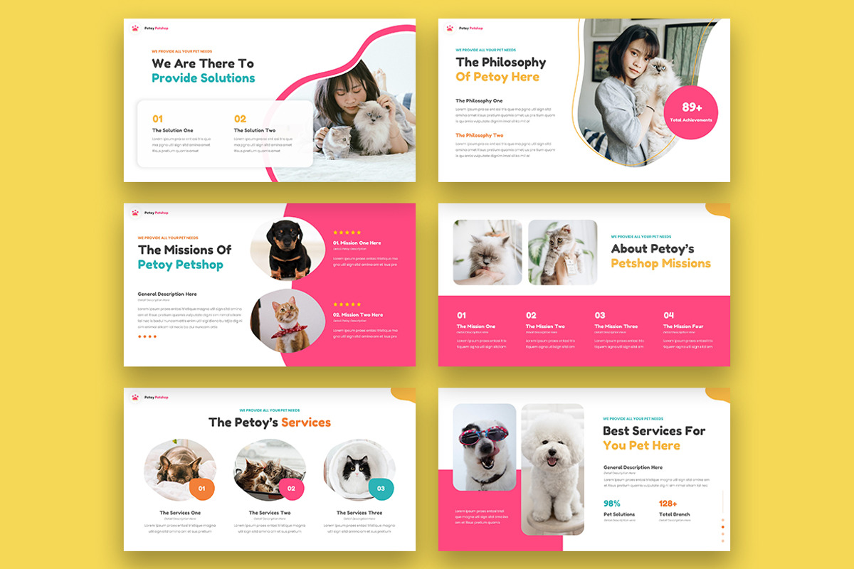 Petoy Pet Shop Powerpoint, a Presentation Template by kerismaker (Photo 3 of 5)