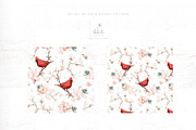 Christmas Seamless Patterns - White, a Pattern Graphic by bhldesigns (Thumbnail 4 of 15)