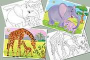 Cute African animals, an Animal Illustration by Haso (Thumbnail 3 of 11)