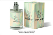 Glass Bottle Perfume Metallic At PSD, a Product Mockup by Bruno's Shop (Thumbnail 2 of 4)