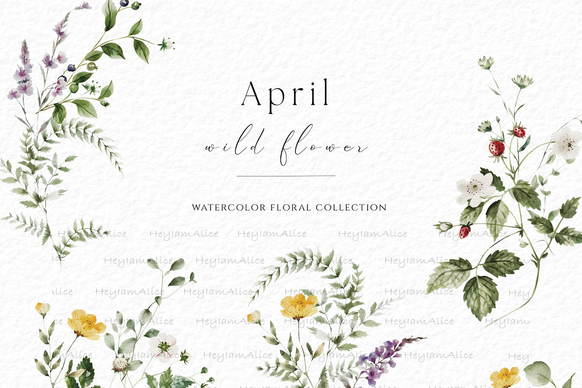 April Wild Flower, a Decorative Illustration by heyiamalice (Photo 2 of 9)