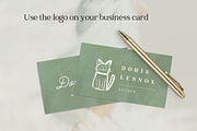 Author Canva logo template, a Branding & Logo Template by Petite Zakka Boutique (Thumbnail 4 of 7)