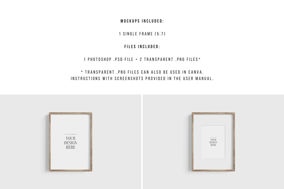 5:7 A4 Frame Mockup PSD PNG 04-01, a Product Mockup by DESIGN BY nube (Photo 3 of 6)