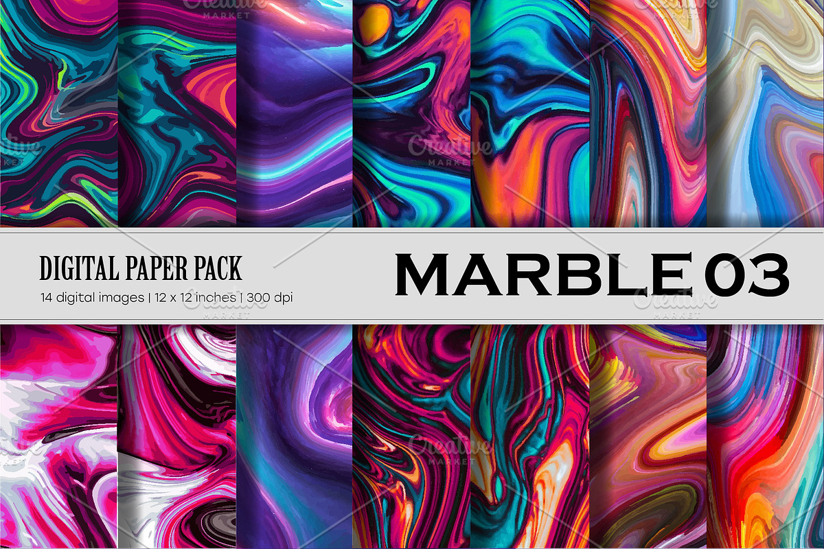 Big Bundle Digital Paper Marble., a Texture Graphic by KENO Mascots (Photo 4 of 11)