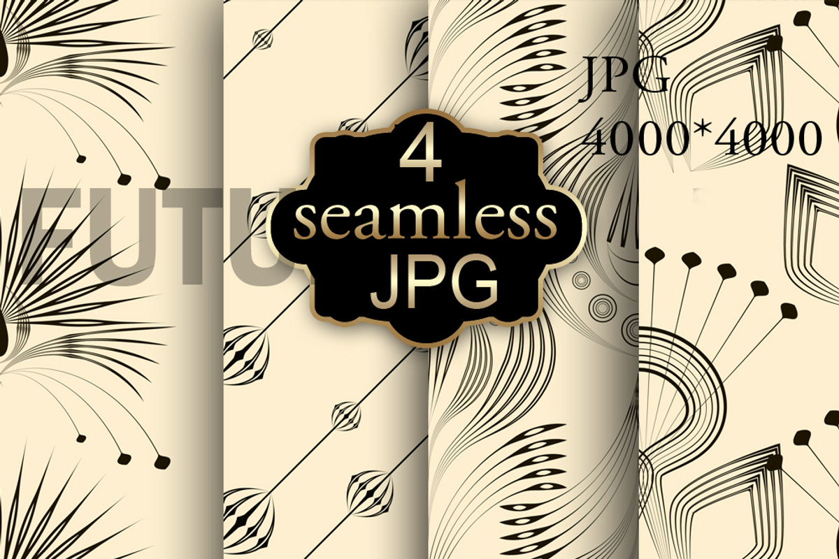 Patterns modern backgrounds Art Deco, a Pattern Graphic by Futurel (Photo 1 of 5)