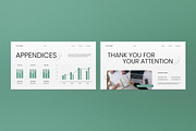 White Green Business Plan PPT, a Presentation Template by graphicook (Thumbnail 8 of 8)