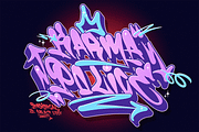 Space Oddity | Music Graffiti Font, a Blackletter Font by Ardana Creative (Thumbnail 8 of 13)