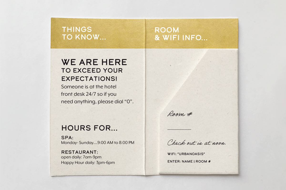 Hotel Key Packet Template preview 2