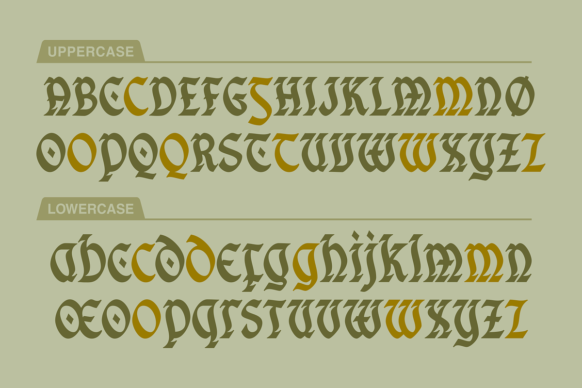Eachtra | Modern Blackletter Font, a Blackletter Font by Twicolabs Fontdation (Photo 7 of 8)