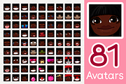 vector BIG avatars SET, a Templates & Theme by WINDmade (Thumbnail 27 of 40)