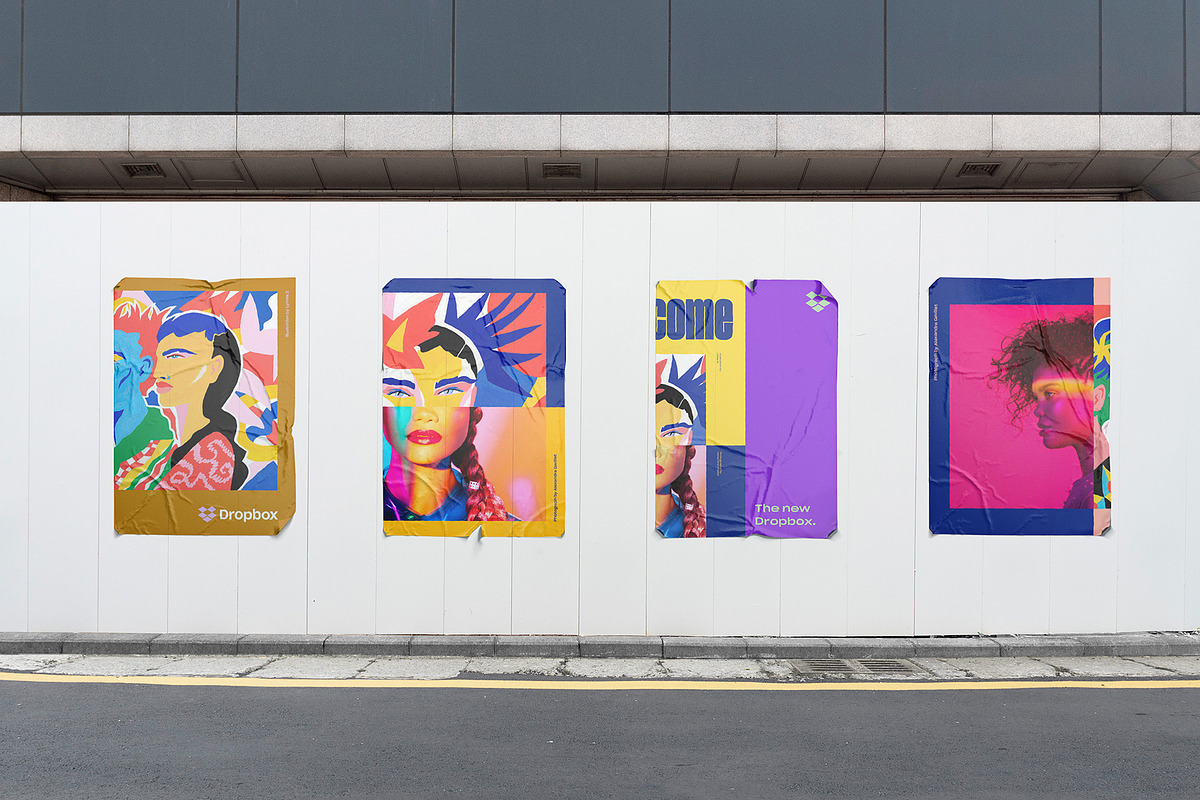 Urban Poster Street Mockup - PSD, an Advertising Mockup by Asylab