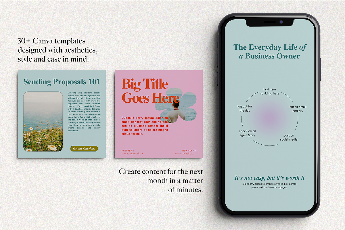 Colorful Social Media Templates, a Social Media Template by Brand & Bloom (Photo 11 of 12)