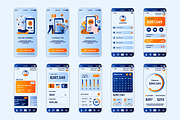 Mobile App UI Kit Template, a Templates & Theme by alexdndz (Thumbnail 3 of 21)