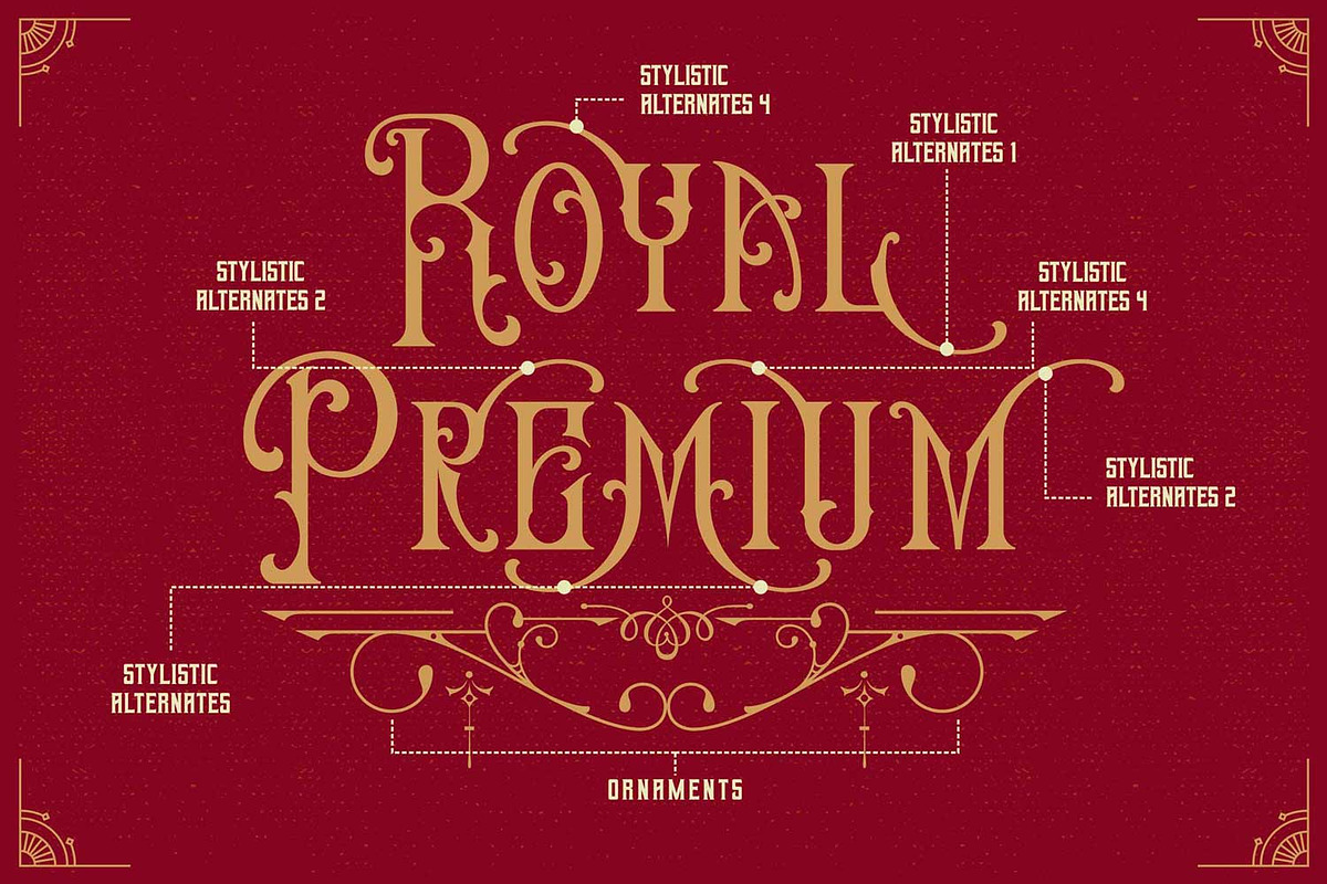 Shockerous - Victorian Vintage Font, a Font by Pollux of Geminorum (Photo 7 of 10)