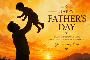 Happy Father's Day Card, a Holiday Photo by microtasker