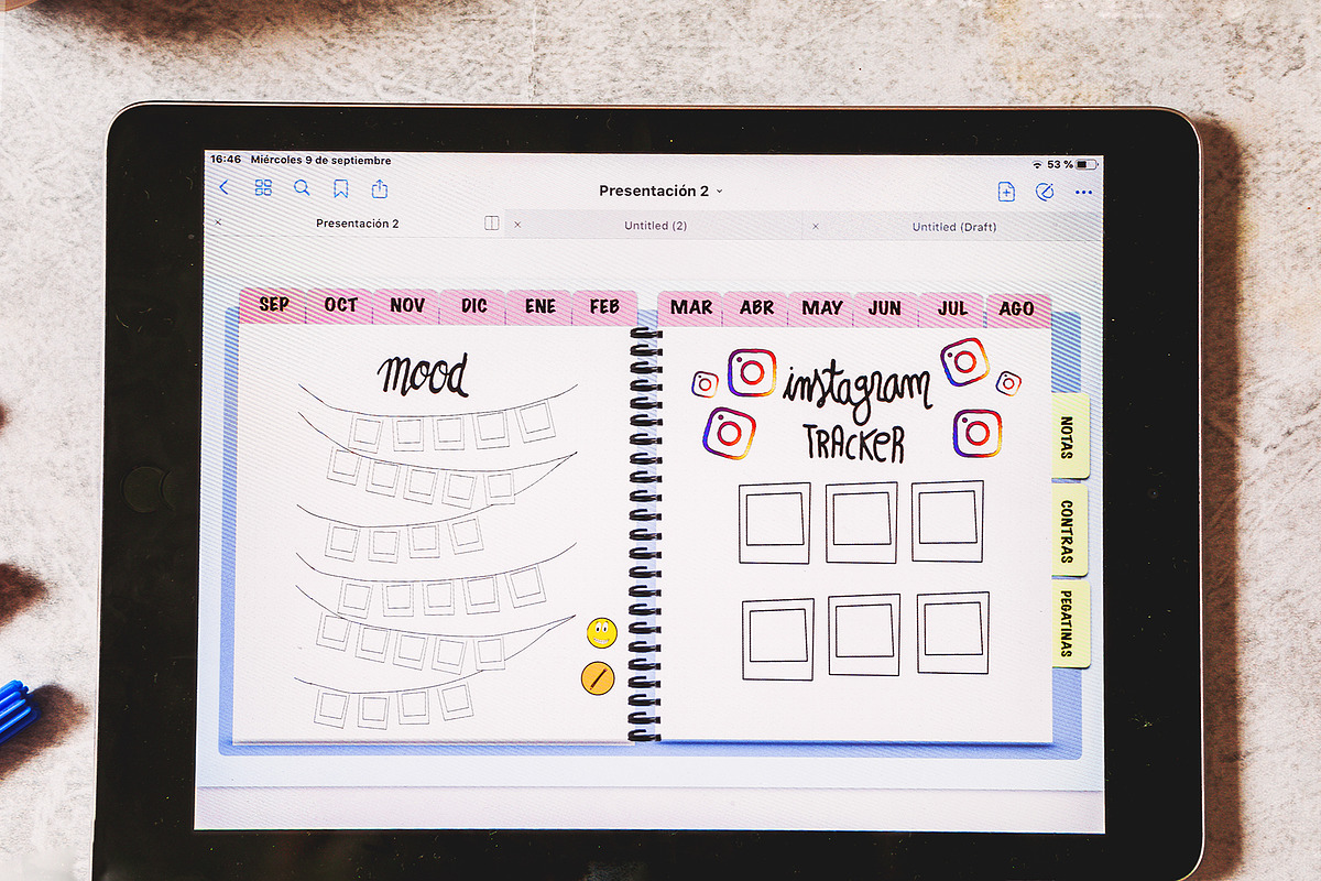 DIGITAL PLANNER/AGENDA DIGITAL, a Stationery Template by LOTA_CREATIONS (Photo 3 of 6)