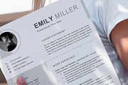 Modern Resume Template, a Resume Template by VictoriousVita (Thumbnail 8 of 8)