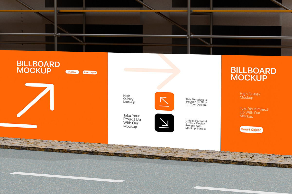 Construction Site Billboard Mockup, a Product Mockup by orenjidesign (Photo 8 of 8)