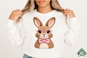 Faux Yarn Crochet Easter Bunny PNG, an Illustration by Craft Nest (Thumbnail 2 of 4)