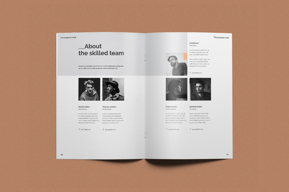 Proposal, a Brochure Template by ThemeDevisers (Photo 3 of 7)