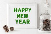 Christmas Fir Tree Vector Alphabet, an Object Graphic by Chuhastock (Thumbnail 7 of 12)