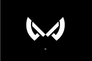 Unique W Letter logo