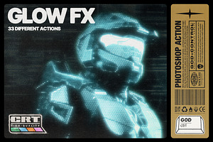 Glow FX | Photoshop Action, an Action Add-On by God Control
