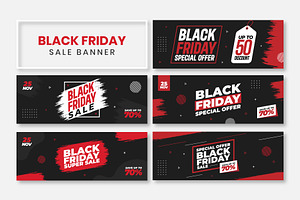 Black Friday sale banner web banner
