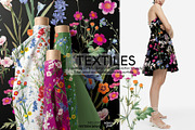 Summer flowers repeat pattern design, a Pattern Graphic by VOVU Studio (Thumbnail 5 of 10)