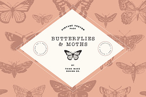 Vintage Vector: Butterflies & Moths