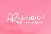 Romantic Script Font, a Script Font by Salt & Pepper Designs (Thumbnail 1 of 8)