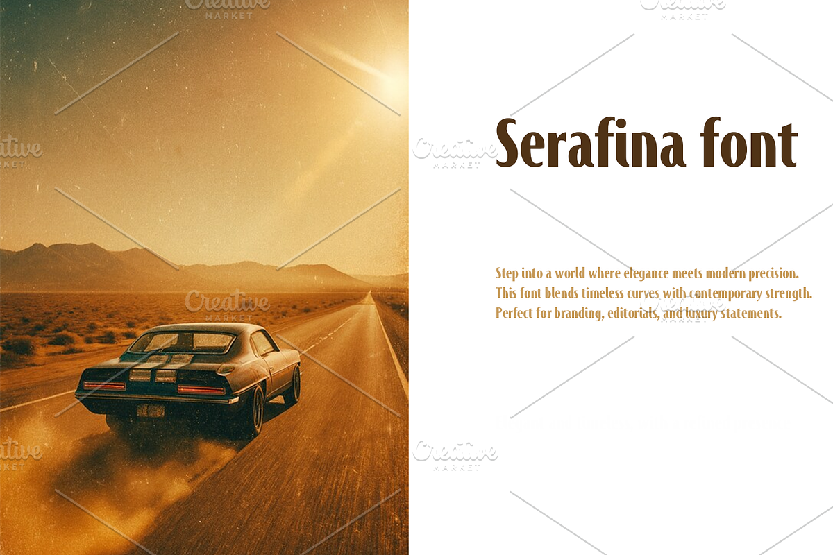 Serafina font-Regular-0128-25, a Font by canve (Photo 1 of 2)