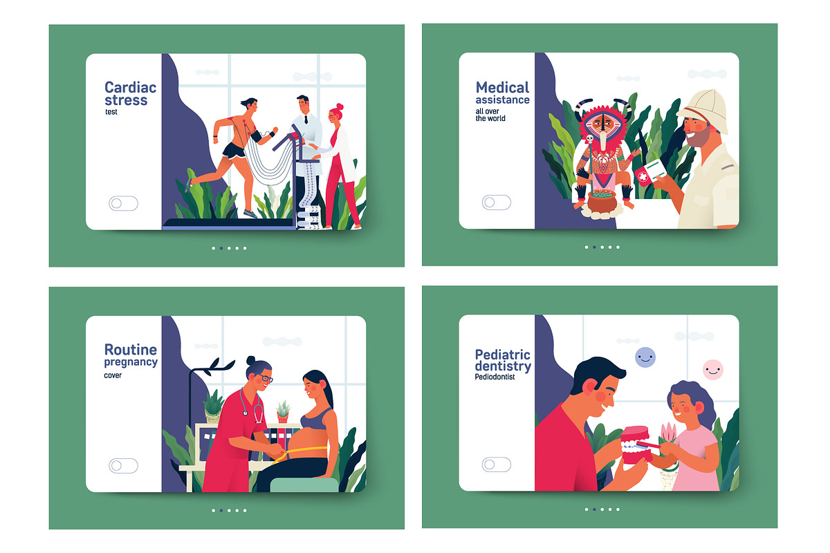 Part 1 Medical website illustrations, a Healthcare Illustration by Grivina's shop (Photo 33 of 37)